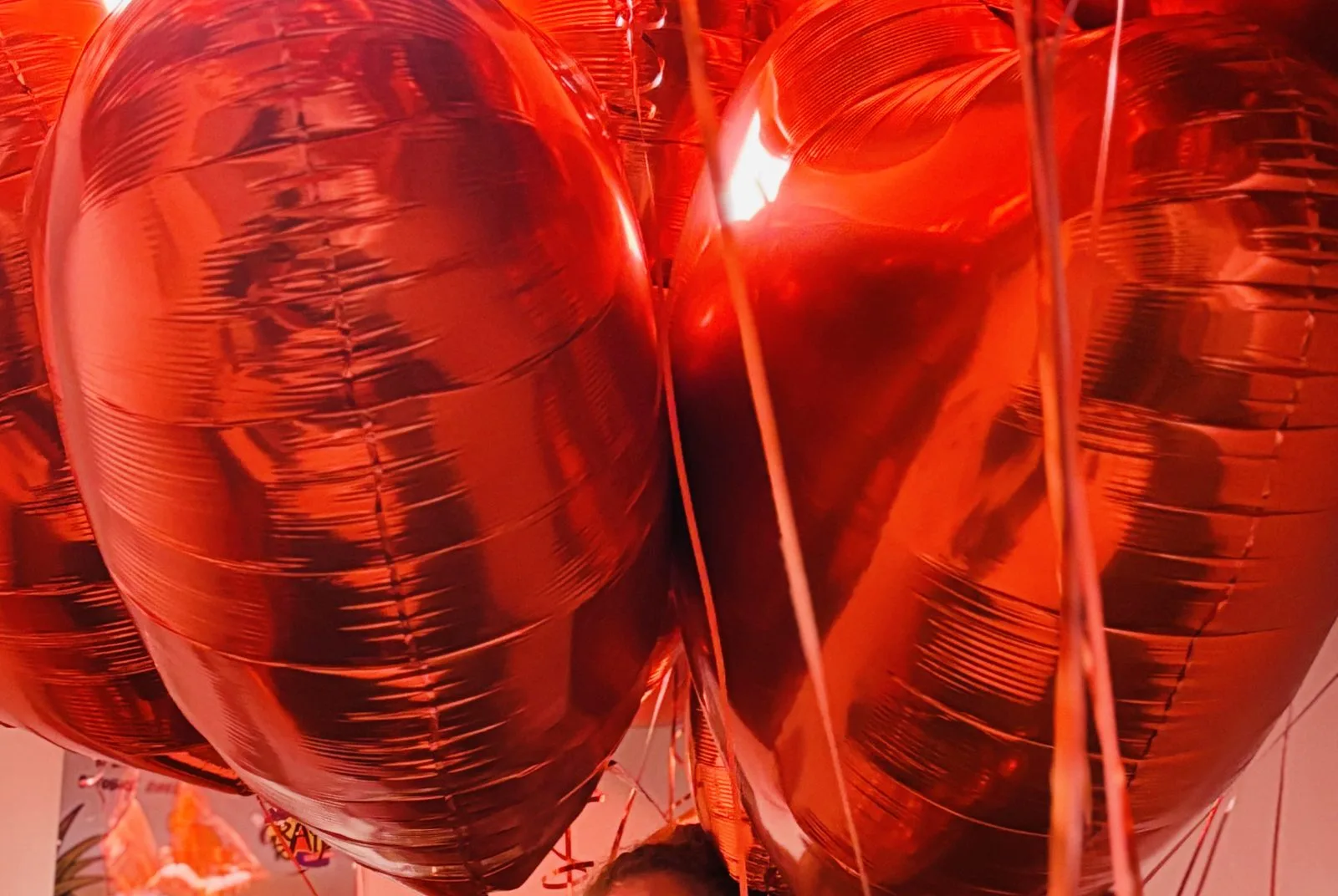 Ballons en forme de cœur